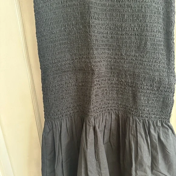 J.crew Smocked drop-waist dress in cotton poplin NWT - Picture 5 of 7
